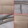 AUTOKAY Driver & Passenger Bottom Seat Cover Oak Tan Fits