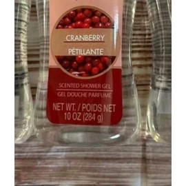 Shower Gel with Cranberry Scent, 10 Fluid Ounces