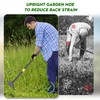 Dual Headed Weeding Tool, Long Handle for Loosening Soil Weeding