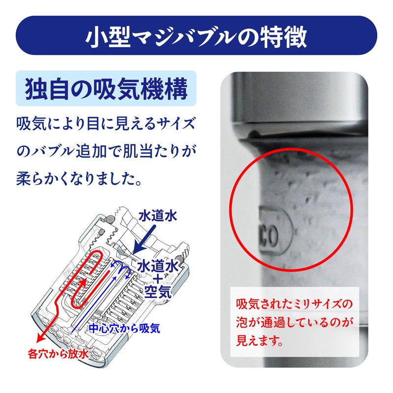 [Small Magibble] Nano Bubble Faucet Water Saving Small Shower Head