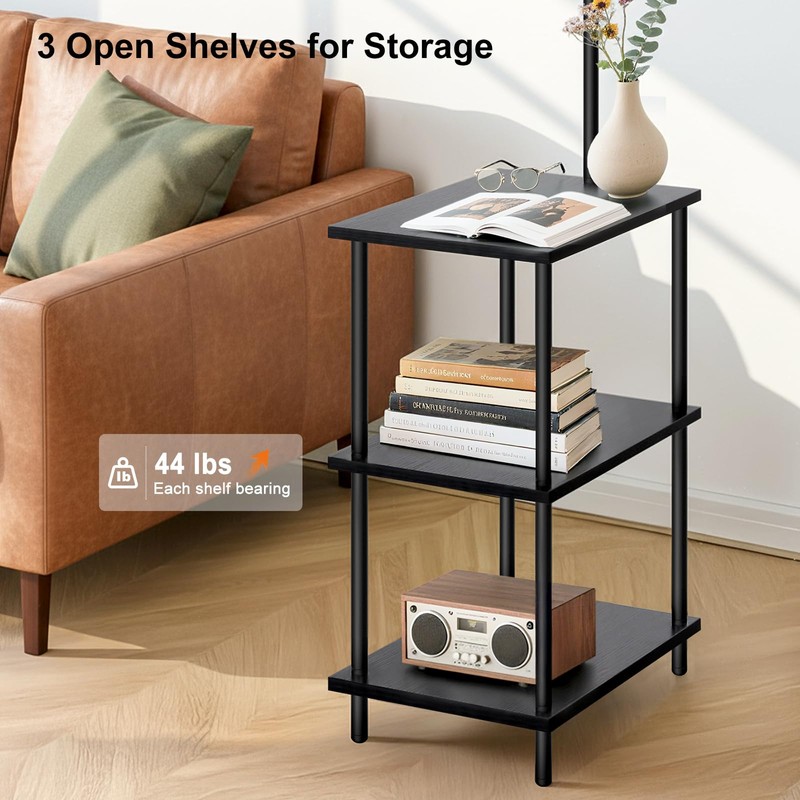 LED Floor Lamp with Table, 25W/3000LM Super Bright Floor Lamp