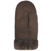 Lekra Lambskin mittens, cuddly warm made from real cultured lambskin.