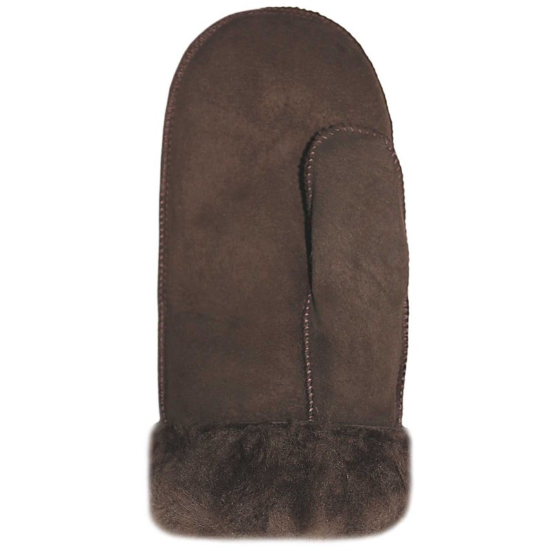Lekra Lambskin mittens, cuddly warm made from real cultured lambskin.