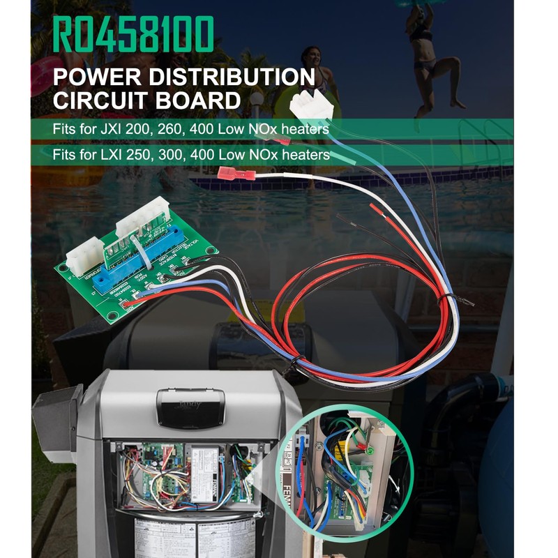 Ussuray R0458100 Power Distribution Circuit Board Replacement for Zodiac Jandy