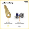 BEOS® 30 x Premium Titanium Replacement Blades for Bosch Indego