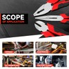 [3 PCS] Universial Tool Kits 6.5" Pliers Set with Linesman