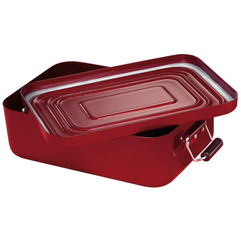 Küchenprofi 1001471423 Aluminium Lunch Box, Large, Red