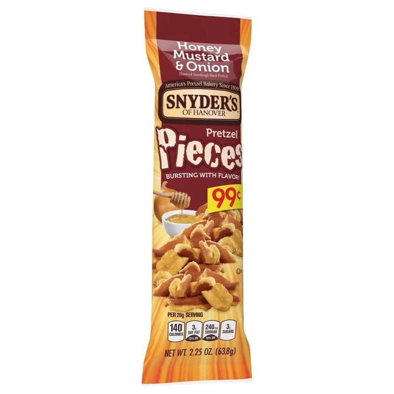 Snyder's Of Hanover Honey Mustard & Onion Pretzel Pieces, 3.25oz