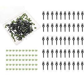 Fishing Bait Screws Hook Stops: 100pcs/box Carp Fishing Accessories Kit for Making Carp Boilies Pop Up Rigs