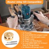 71333 Router Bits Solid Brass Inlay Kit for 1/4 Templates