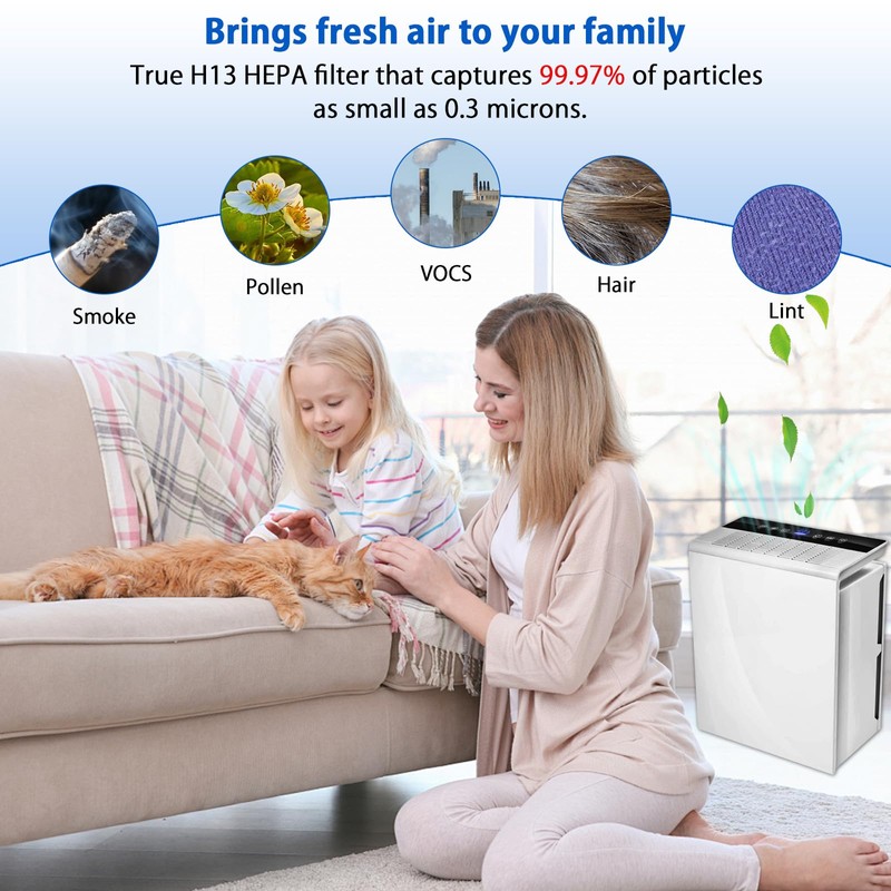 iAmoy Replacement Filter for Levoit Air Purifier LV-PUR131 & LV-PUR131S