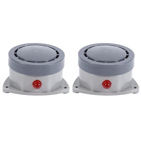 Water Leak Detector 2 Pack, Shackcom Water Alarm 110DB, Wireless,