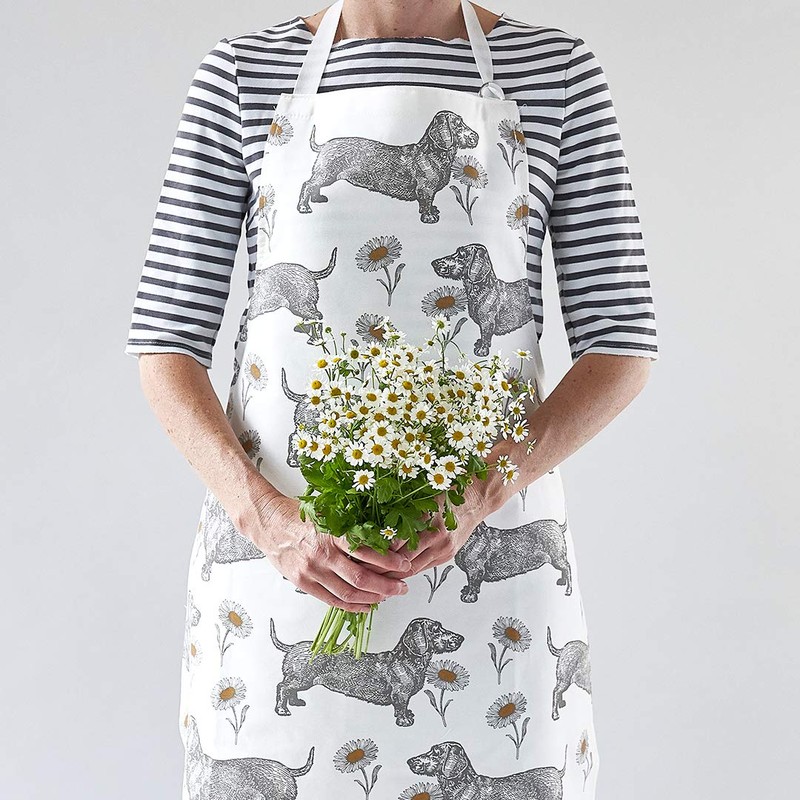 Thornback & Peel Dog & Daisy Apron, Cotton, Multicolour, 60