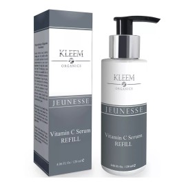 Kleem Organics Paquete De Recambio De Suero Vitamina C, Hialurónico Kleem