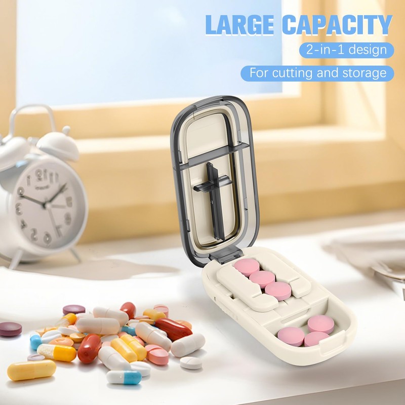 Pill Cutter Splitter for Small and Tiny Pills, Cutter for
