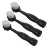 FOMIYES 3pcs Self-standing Facial Brush for Deep Cleansing Exfoliating Massaging