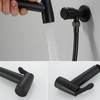 G1/2 Bidet Sprayer Handheld Black Alloy Toilet High Pressure Sprayer