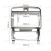 9'' Car Radio Stereo Fascia Frame Panel Trim with Power