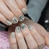 2 Large Size Stencil Plate Abstract Face Galaxy Nail Stamp