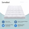 SameBed - Cubrecolchón tamaño Queen, extra grueso para dolor de