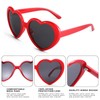 Hycredi Heart Shaped Polarized Sunglasses for Women Retro Fashion Lovely
