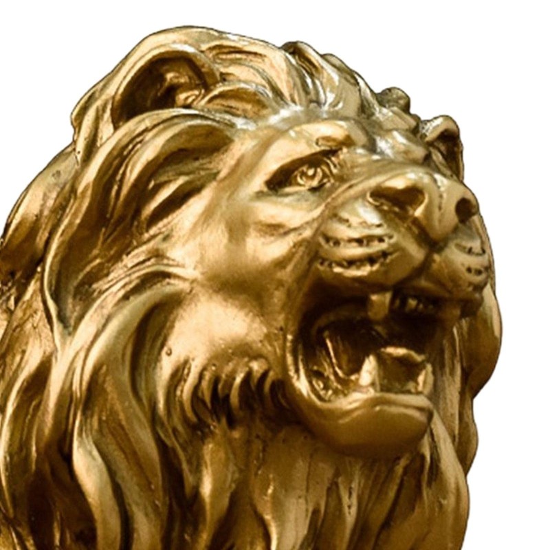 Baoblaze Modern Lion Figurine Resin Statue Home Decor Tabletop for