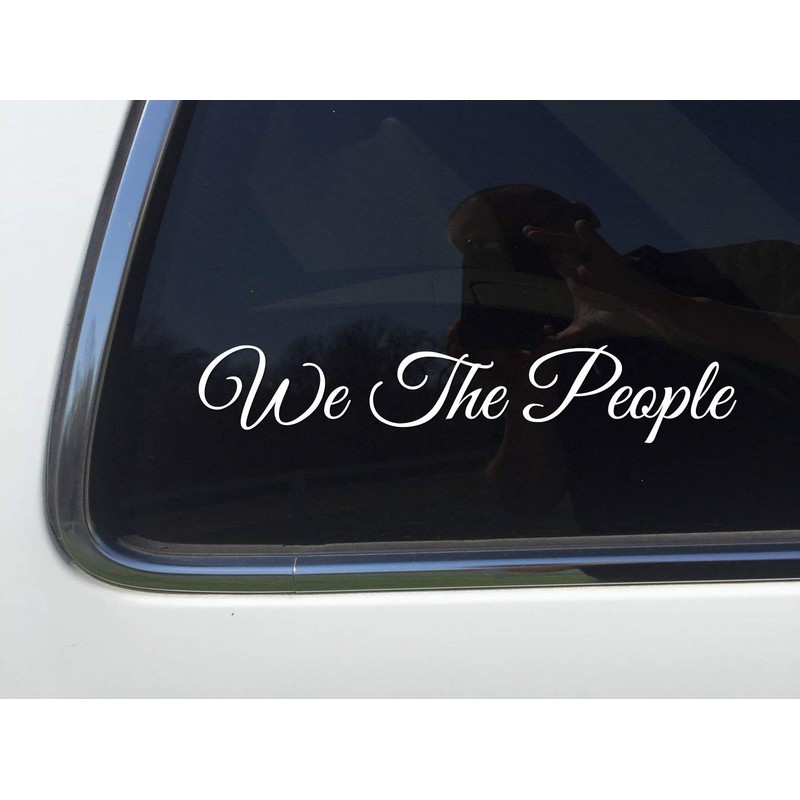 ThatLilCabin - We The People AS009 8" USA Sticker Decal