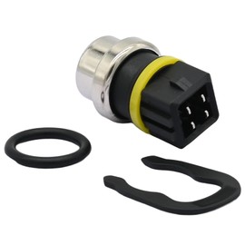 Dcmr Engine Coolant Temperature Temp Switch Sensor Sender Compatible with Volkswagen Golf Jetta Passat 97-95 1995 1996 1997 L4 1.9L