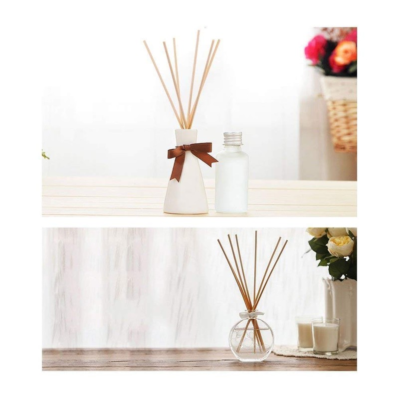 Esnow 120 Stück Natürlicher Fasern Rattanstäbchen Reed Diffusor Stöcke Holz