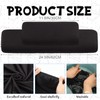 Hoolerry 4 Pcs Toilet Tank Lid Cover Universal Back of