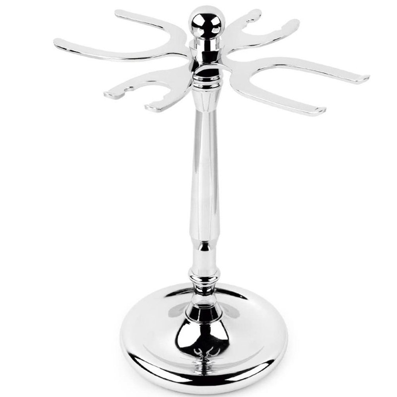 4 Prong Razor and Brush Stand Shaving Brush Holder Stand
