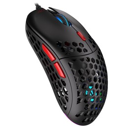 ENDORFY LIX Plus Lightweight Gaming Mouse (59g), PixArt PMW3370 Sensor, 19,000 Max DPI, Mechanical Switches Kailh GM 8.0 80M, 6 Programmable Buttons, EY6A001