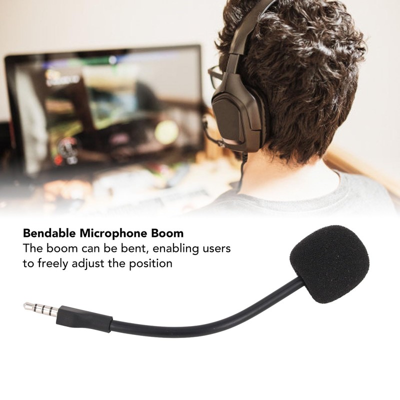 Replacement Game Voice Mic Boom for Arctis 1, 3.5mm Headphone