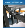 Heavy Duty Trailer U Bolt Kit - Fits 2-3/8" Round