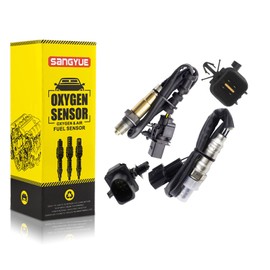 Sangyue 2PCS Oxygen O2 Sensor 1 & 2 for 2012-2014 2016 Kia Rio Soul 1.6L; 2013-2014 Dodge Attitude 1.6L Upstream + Downstream