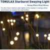 TONULAX Solar Garden Lights - Upgraded Solar Swaying Light, Sway