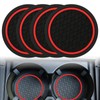 4 Pcs Anti-Slip Car Cup Holder Coaster Set, Diameter 2.75