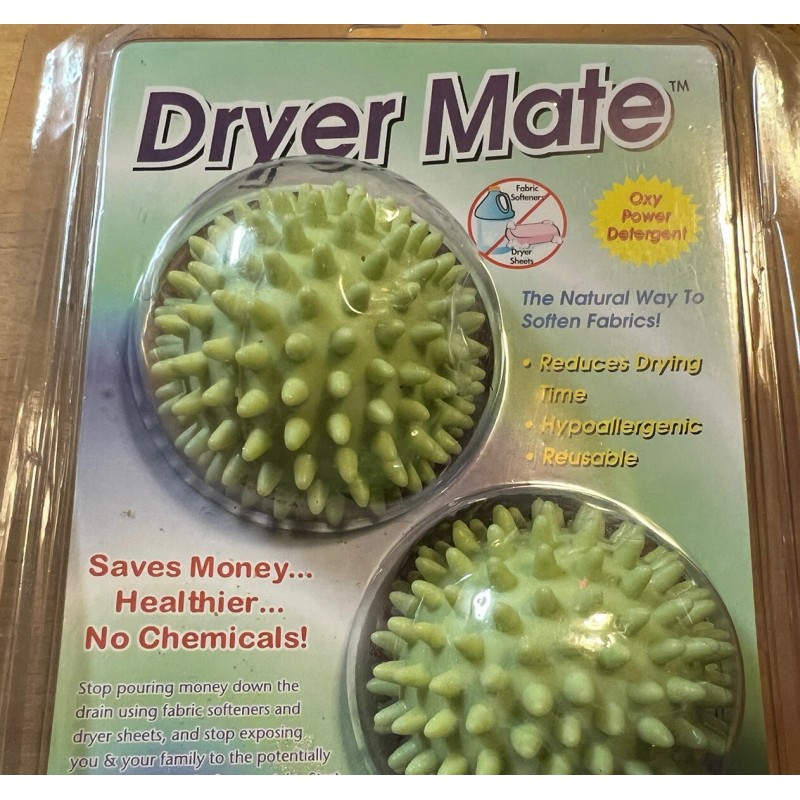 DRYER MATE - THE NATURAL WAY TO SOFTEN FABRICS REUSABLE