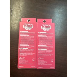 Kiss Pink By Kiss Kids Press-On Nails, DGPK02- Selena, Lot of 2 Packs Rainbows Clouds