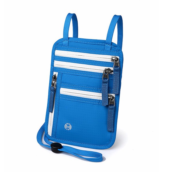 DOETYD RFID Blocking Neck Wallet with Passport Holder – Ultra-Thin