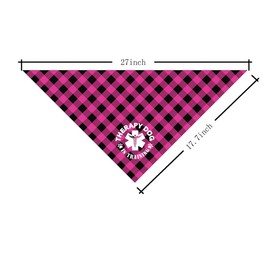 Dog Bandana, Therapy Dog in Training Dog Bandana, Dog Scarf Classical Plaid Printing, Dog Scarf Accessories, Dog Bandana Pet Scarf, Pet Scarf, Pet Scarf Accessories, Dog Bandana Gift (J12)