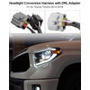 Headlight Conversion Harness with DRL Adapter Harness Compatible with Toyota