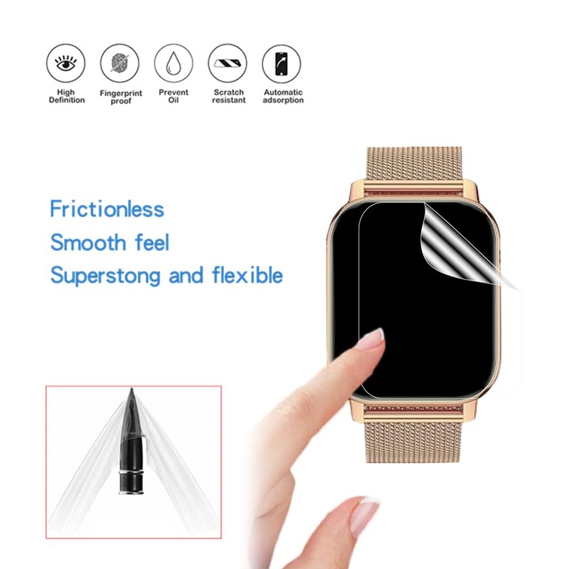 MIHENCE Screen Protector Compatible with Tisoutec G89 Pro Smartwatch 1.85