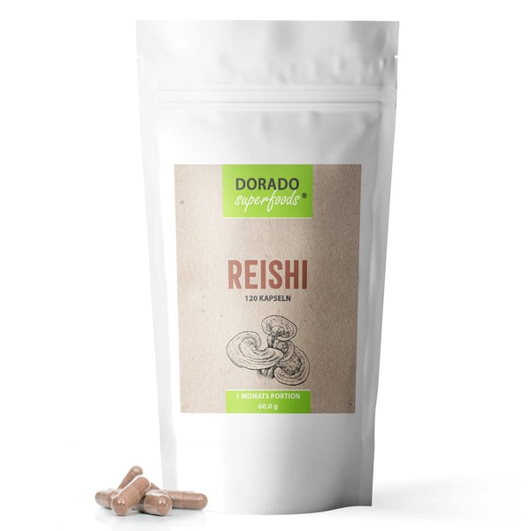 Reishi Mushroom Capsules from 4:1 Extract Ling Zhi | 120