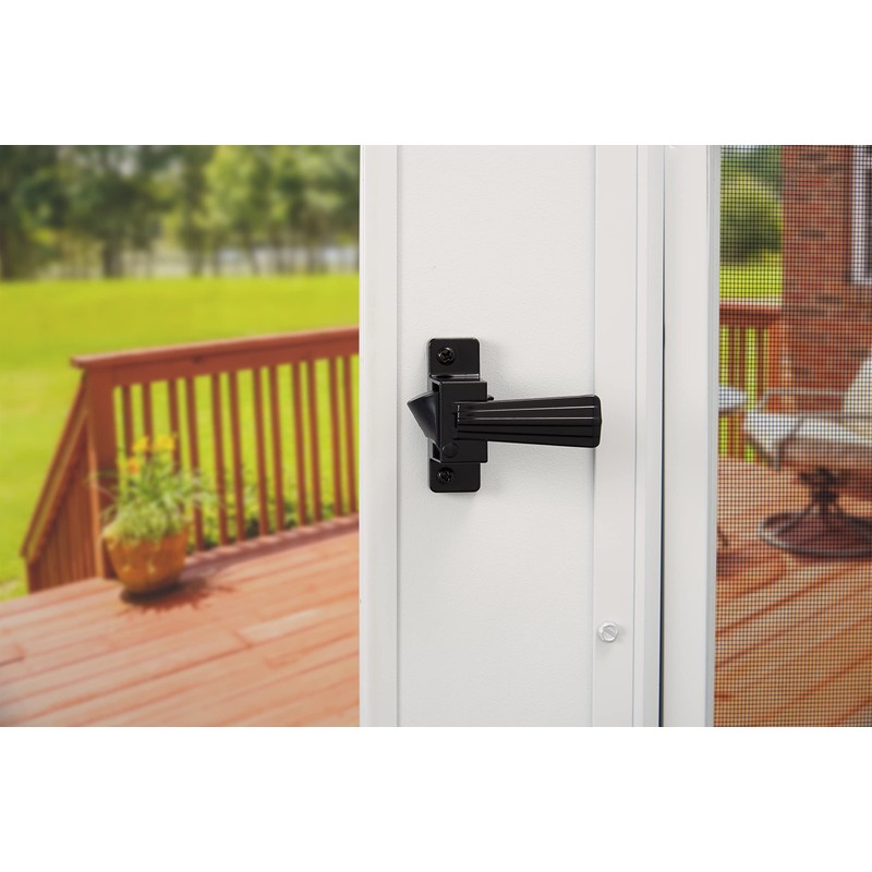 Wright Products - Keyed Colonial Push Button Door Latch for