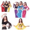 Top da Donna per Danza del Ventre, Avvolgente con Maniche