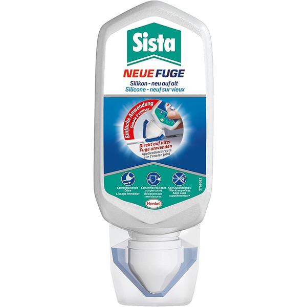 Sista Sista Pattex NEUE FUGE, wei?e Silikon Dichtmasse, in wenigen