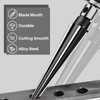 Mrosnail Tapered Reamer Set with T Handle, 3-13mm (1/8''-1/2'') &