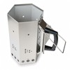 KU-koruo Premium Stainless Steel Charcoal Chimney Starter with Ergonomic Handles,