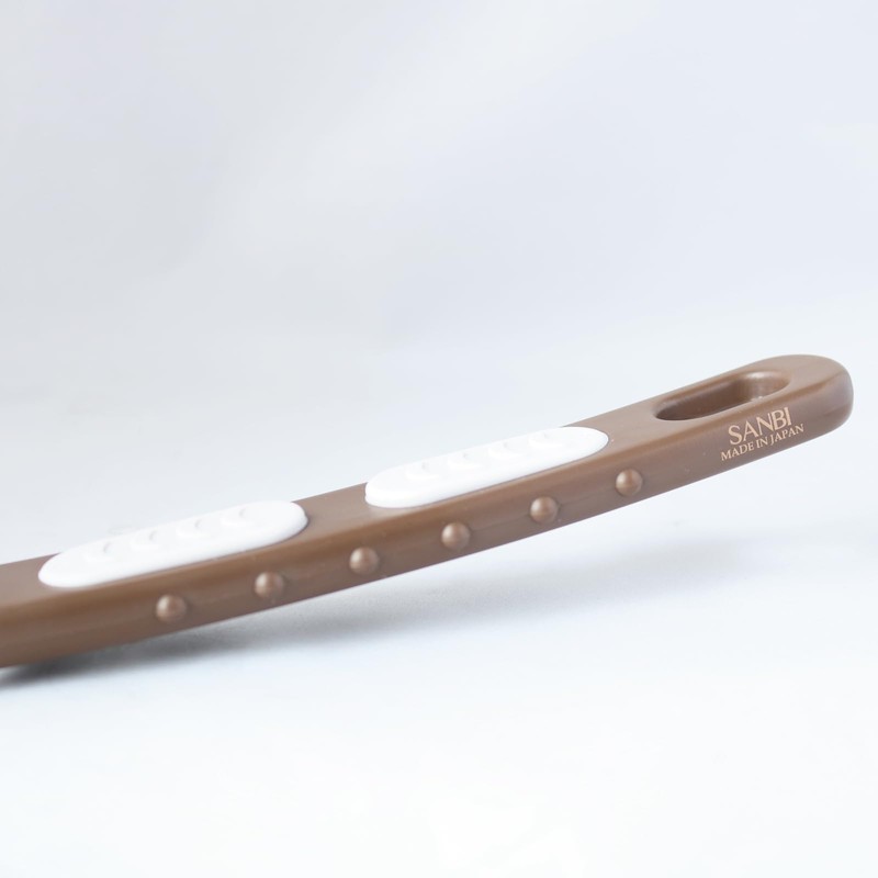 SANBI B-233 Natural Bristle Body Brush, Made in Japan, B